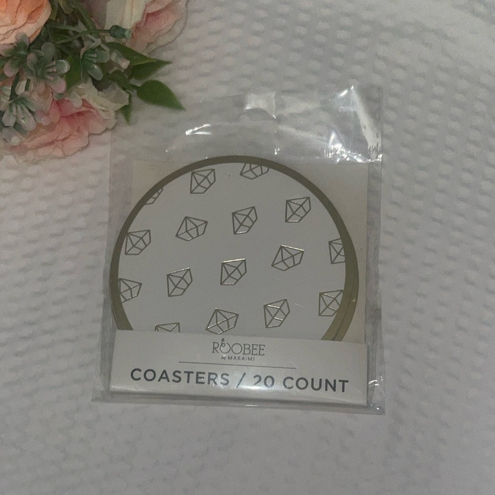 Coasters Diamond Theme Print 20 Quantity Roobee By Mara Mi